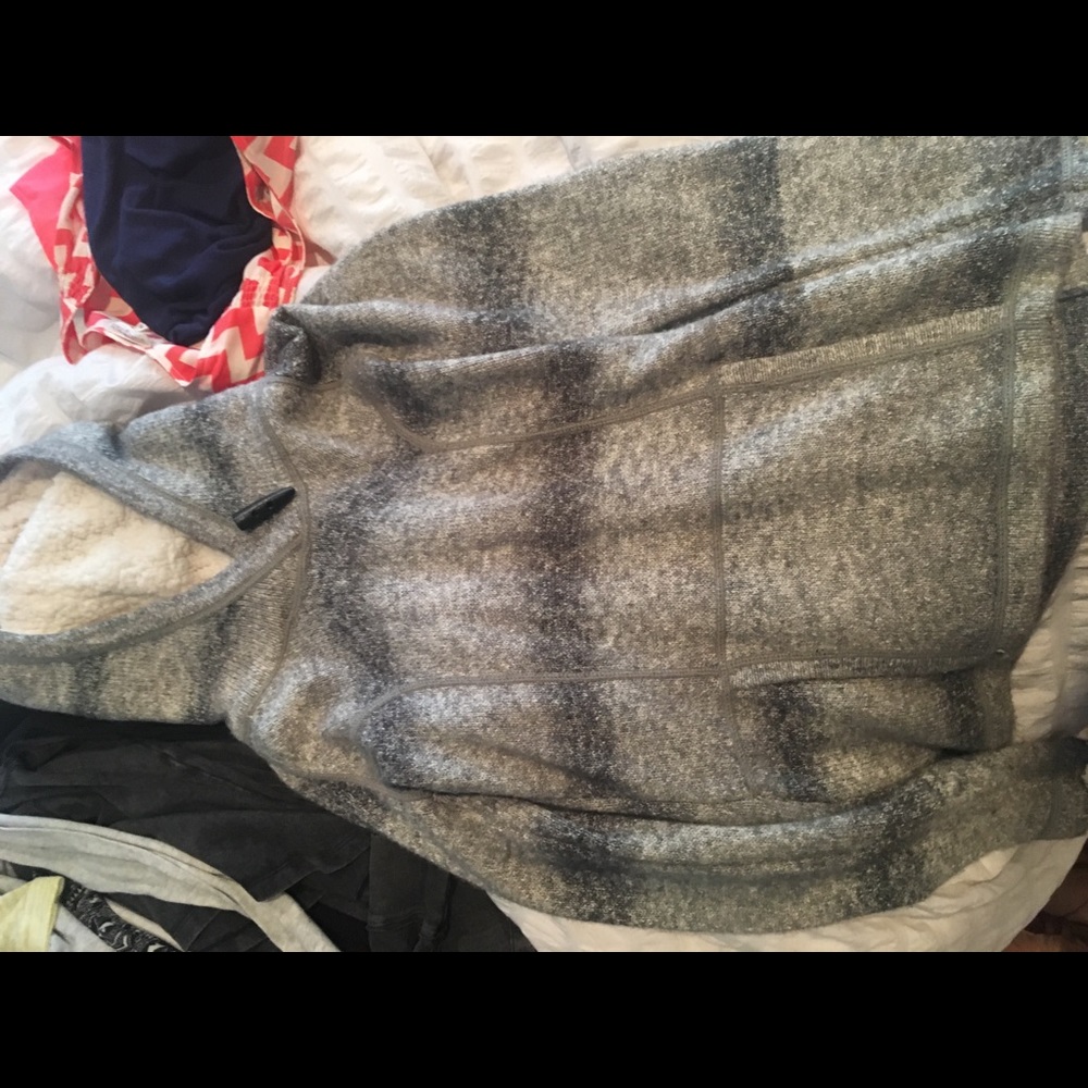 Thick Grey Cotton Hoody